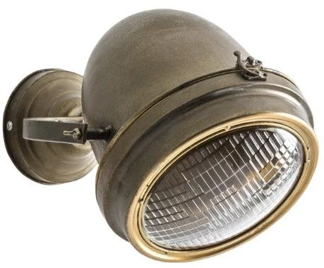 Applique Murale Industrielle Métal Gris Et Doré Jojo 3 Applique Murale Industrielle Métal Gris Et Doré Jojo