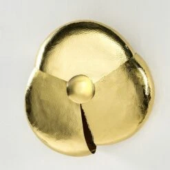 Applique Murale Métal Doré Aura H 65 Cm