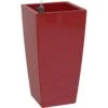 ARTEVASI - Pot Pisa Auto-arrosage 60cm Rouge Foncé 33 X 33 X H61 Cm - 4,42l