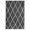 ASMA Tapis De Salon Shaggy - Style Berbere - 160 X 230 Cm - Gris - Motif Géométrique -Philips Boutique asma tapis de salon shaggy style berbere 160 x 230 cm gris motif geometrique 3760003036655 437796