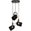 ATMOSPHERA Lot De 3 Suspensions Métal Bil D12 Cm - Noir Et Doré -Philips Boutique atmosphera lot de 3 suspensions metal bil d12 cm noir et dore 3560237586571 759292