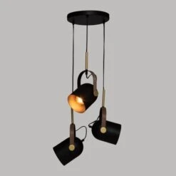 ATMOSPHERA Lot De 3 Suspensions Métal Bil D12 Cm - Noir Et Doré -Philips Boutique atmosphera lot de 3 suspensions metal bil d12 cm noir et dore 3560237586571 759295