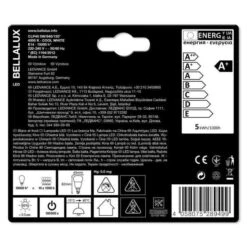 BELLALUX Lot De 6 Ampoules LED Sphérique Clair Filament 5W=40 E14 Froid -Philips Boutique bellalux lot de 6 ampoules led spherique clair filament 5w 40 e14 froid 4058075289505 514699