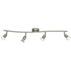 BRILLIANT Plafonnier En Forme De Vague 4 Lumieres Loona - Chrome