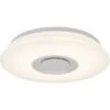 BRILLIANT Plafonnier LED Bluetooth Donata - Haut Parleur - Ø36 Cm - Blanc