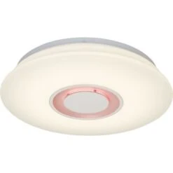 BRILLIANT Plafonnier LED Bluetooth Donata - Haut Parleur - Ø36 Cm - Blanc -Philips Boutique brilliant plafonnier led bluetooth donata haut parleur 36 cm blanc 4004353258930 534852