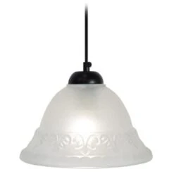 CLASSIQUE Suspension Verre 17x17x80 Cm Mat