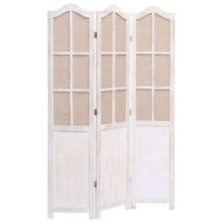 Cloison De Séparation 3 Panneaux Blanc 105x165 Cm Tissu -Philips Boutique cloison de separation 3 panneaux blanc 105x165 cm tissu 3666722499316 627534