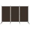 Cloison De Séparation 3 Panneaux Marron 260x180 Cm -Philips Boutique cloison de separation 3 panneaux marron 260x180 cm 3666722632980 1013910