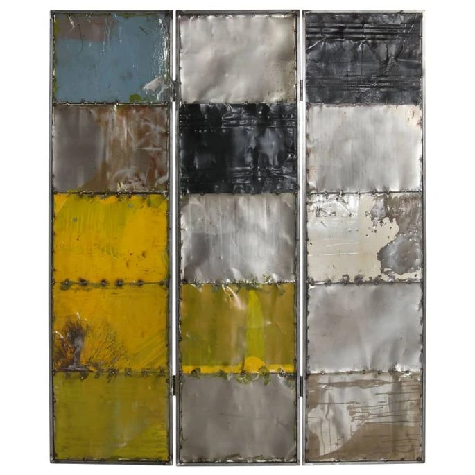 Cloison De Séparation Multicolore 45x17x167 Cm Fer 5 Cloison De Séparation Multicolore 45x17x167 Cm Fer – Image 3