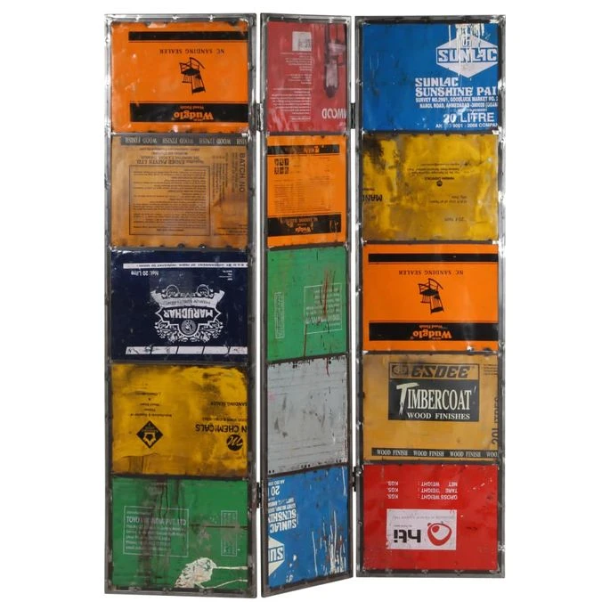 Cloison De Séparation Multicolore 45x17x167 Cm Fer 12 Cloison De Séparation Multicolore 45x17x167 Cm Fer – Image 10