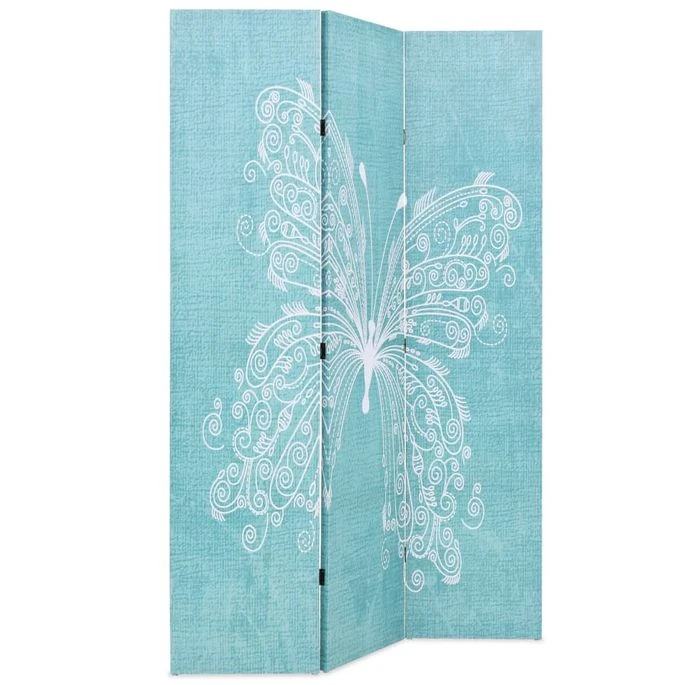 Cloison De Séparation Pliable 120 X 170 Cm Papillon Bleu 5 Cloison De Séparation Pliable 120 X 170 Cm Papillon Bleu – Image 3