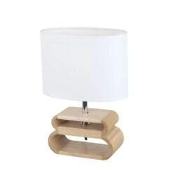 COREP Lampe A Poser Oslo Lin B - Empilement Bois