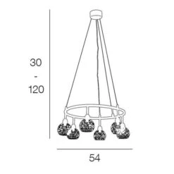 COREP Suspension En Métal Dalila - H 30 Cm - 33 W - Noir Sablé Et Laiton -Philips Boutique corep suspension en metal dalila h 30 cm 33 w noir sable et laiton 3188000755063 566490