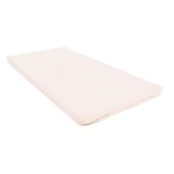 COTTON WOOD Futon Mousse Déhoussable Uni - 60x120x4 Cm - Rose Pastel
