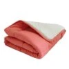 Couette Bicolore Corail Et Beige Doux Nid