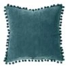 Coussin A Pompons - 40 X 40 Cm - Bleu Canard -Philips Boutique coussin a pompons 40 x 40 cm bleu canard 3560238654958 513133
