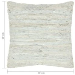 Coussin Chindi Gris Clair 60x60 Cm Cuir Et Coton -Philips Boutique coussin chindi gris clair 60x60 cm cuir et coton 3666722485708 703461