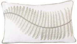 Coussin Coton Et Polyester Blanc Hélène
