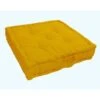 Coussin De Sol Grand Format 100% Coton 60x60x15 Cm MOUTARDE -Philips Boutique coussin de sol grand format 100 coton 60x60x15 cm moutarde 3700301137036 456186