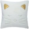 Coussin Fake Fur Chat 100% Polyester - Blanc -Philips Boutique coussin fake fur chat 100 polyester blanc 3560238650639 731055