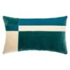 Coussin Patch En Velours Coton - 30 X 50 Cm - Vert Cedre -Philips Boutique coussin patch en velours coton 30 x 50 cm vert cedre 3560238695388 513031