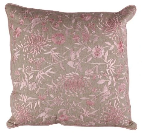 Coussin Shabby Chic Coton Et Polyester Brodé Rose Sabia 3 Coussin Shabby Chic Coton Et Polyester Brodé Rose Sabia