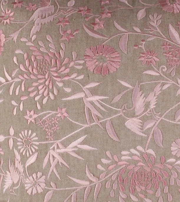 Coussin Shabby Chic Coton Et Polyester Brodé Rose Sabia 4 Coussin Shabby Chic Coton Et Polyester Brodé Rose Sabia – Image 2