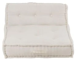 Coussin Siège Coton Blanc Balou 76 X 76 X 43 Cm -Philips Boutique coussin siege coton blanc balou 76 x 76 x 43 cm 5400924229269 1337795