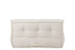Coussin Siège Coton Blanc Balou 76 X 76 X 43 Cm -Philips Boutique coussin siege coton blanc balou 76 x 76 x 43 cm 5400924229269 1337797