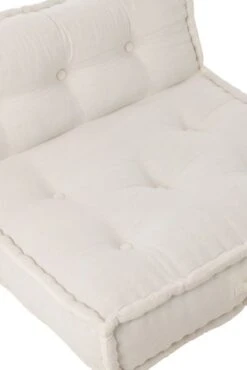 Coussin Siège Coton Blanc Balou 76 X 76 X 43 Cm -Philips Boutique coussin siege coton blanc balou 76 x 76 x 43 cm 5400924229269 1337799