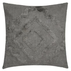 Coussin Tuft Inca - 40 X 40 Cm - Gris