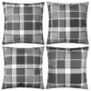 Coussins Décoratifs 4 Pcs Carreaux Gris 40x40 Cm Tissu -Philips Boutique coussins decoratifs 4 pcs carreaux gris 40x40 cm tissu 8720286174838 1007137