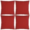 Coussins Décoratifs 4 Pcs Rouge 50x50 Cm Tissu 2 Coussins Décoratifs 4 Pcs Rouge 50x50 Cm Tissu -Philips Boutique coussins decoratifs 4 pcs rouge 50x50 cm tissu 8720286174906 1501343