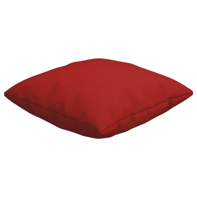 Coussins Décoratifs 4 Pcs Rouge 50x50 Cm Tissu 5 Coussins Décoratifs 4 Pcs Rouge 50x50 Cm Tissu – Image 3