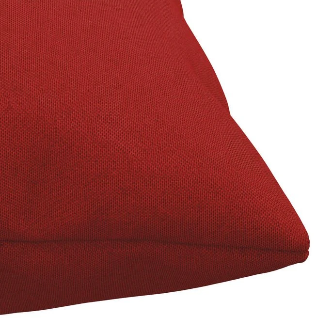 Coussins Décoratifs 4 Pcs Rouge 50x50 Cm Tissu 7 Coussins Décoratifs 4 Pcs Rouge 50x50 Cm Tissu – Image 5