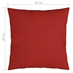 Coussins Décoratifs 4 Pcs Rouge 50x50 Cm Tissu 13 Coussins Décoratifs 4 Pcs Rouge 50x50 Cm Tissu -Philips Boutique coussins decoratifs 4 pcs rouge 50x50 cm tissu 8720286174906 1501348