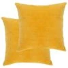 Coussins En Velours De Coton 2 Pcs 45 X 45 Cm Jaune -Philips Boutique coussins en velours de coton 2 pcs 45 x 45 cm jaune 8719883688206 744643