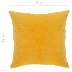 Coussins En Velours De Coton 2 Pcs 45 X 45 Cm Jaune -Philips Boutique coussins en velours de coton 2 pcs 45 x 45 cm jaune 8719883688206 744647
