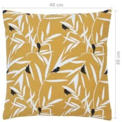 Coussins Imprimés 2 Pcs Jaune 40x40 Cm Coton -Philips Boutique coussins imprimes 2 pcs jaune 40x40 cm coton 8719883866314 1278423
