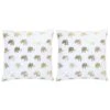 Coussins Imprimés à Film 2 Pcs Blanc Et Doré 40x40 Cm Coton 2 -Philips Boutique coussins imprimes a film 2 pcs blanc et dore 40x40 cm coton 8719883866420 745759