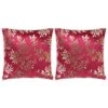 Coussins Imprimés à Film 2 Pcs Bordeaux Et Doré 40x40cm Velours -Philips Boutique coussins imprimes a film 2 pcs bordeaux et dore 40x40cm velours 8719883866536 745789