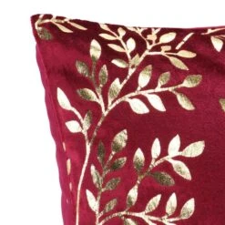 Coussins Imprimés à Film 2 Pcs Bordeaux Et Doré 40x40cm Velours -Philips Boutique coussins imprimes a film 2 pcs bordeaux et dore 40x40cm velours 8719883866536 745791