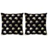 Coussins Imprimés à Film 2 Pcs Noir Et Doré 40x40 Cm Coton 2 -Philips Boutique coussins imprimes a film 2 pcs noir et dore 40x40 cm coton 8719883866413 1278429