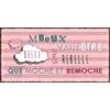 DECO WORD Image Contrecollée 20X40 Cm Belle Et Rebelle -Philips Boutique deco word image contrecollee 20x40 cm belle et rebelle 8434155127459 456388