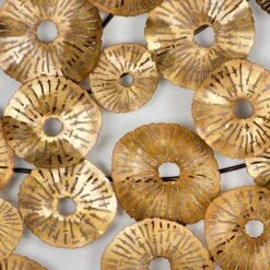 Décor Mural Métal Doré Pass L 150 X H 55 X P 11 Cm -Philips Boutique decor mural metal dore 8435471801368 574610