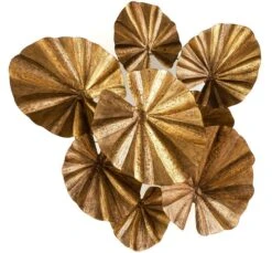 Décor Mural Métal Doré Pass L 100 X H 110 X P 35 Cm