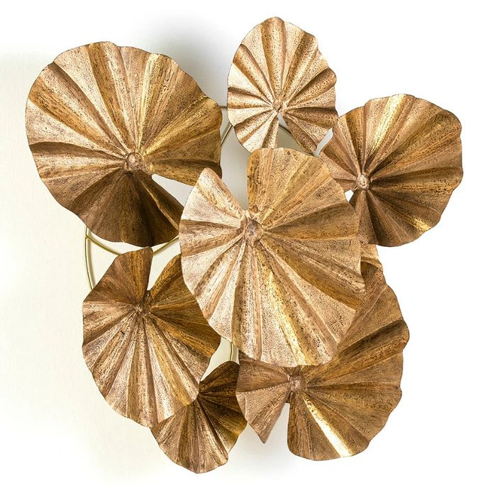 Décor Mural Métal Doré Pass L 100 X H 110 X P 35 Cm 4 Décor Mural Métal Doré Pass L 100 X H 110 X P 35 Cm – Image 2