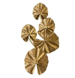 Décor Mural Métal Doré Niella L 27 X H 50 X P 16 Cm