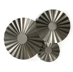 Décor Mural Métal Gris Partmen L 130 X H 79 X P 10 Cm